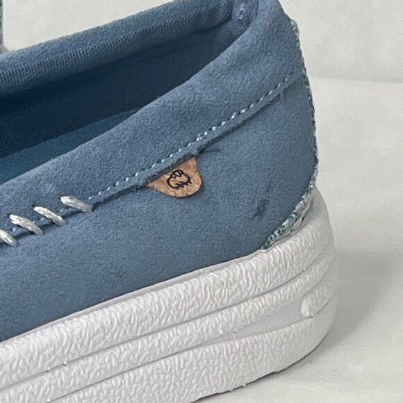 Womens Blue Loafers By Lano Slip-On size 6 new with tags - Picture 2 of 5